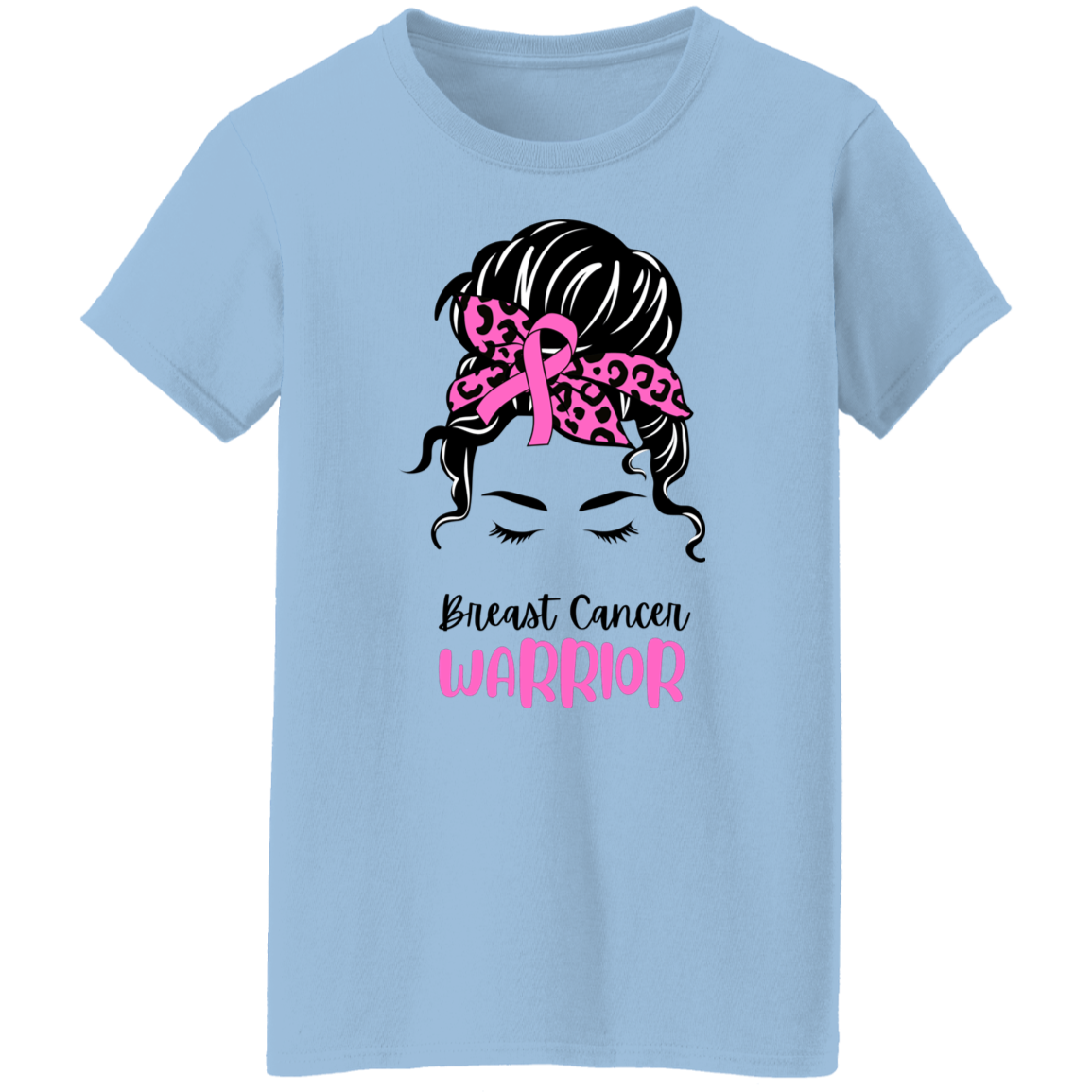 Breast Cancer Warrior Ladies' 5.3 oz. T-Shirt