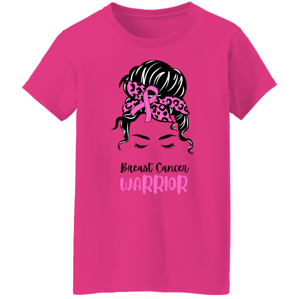 Breast Cancer Warrior Ladies' 5.3 oz. T-Shirt