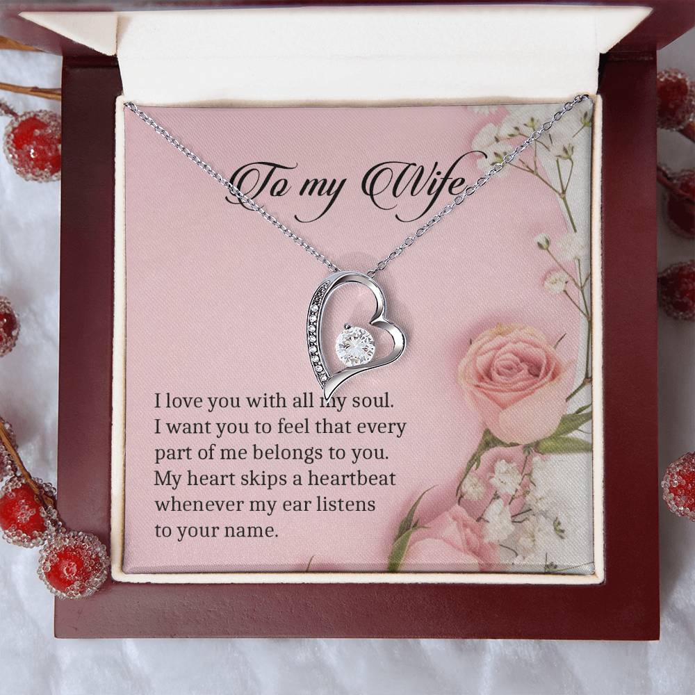 To My Wife | I Love You - Forever Love Necklace