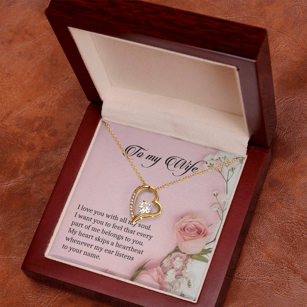 To My Wife | I Love You - Forever Love Necklace